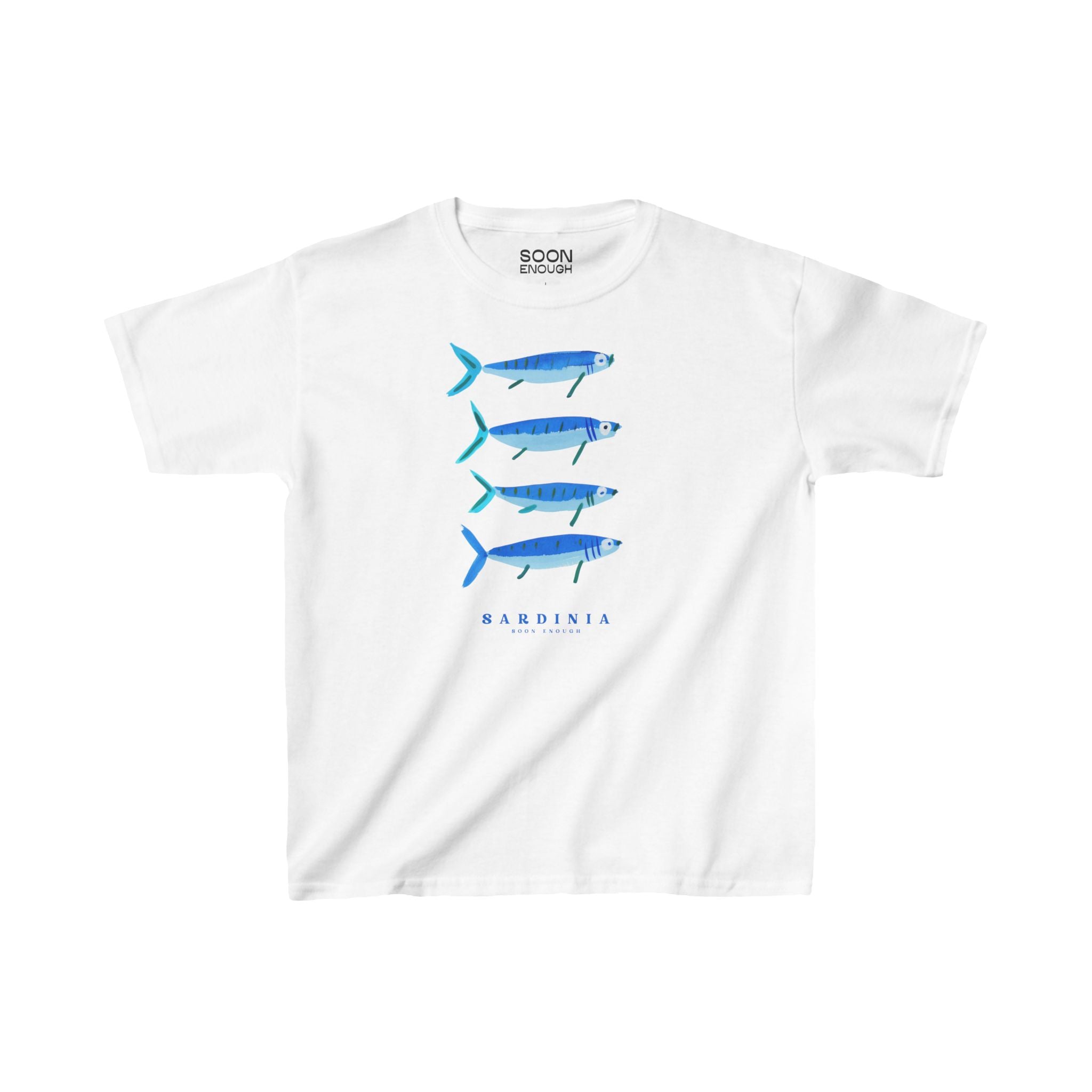 Sardinia Blue Sardines Baby Tee