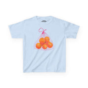 Pink Bag of Oranges Baby Tee