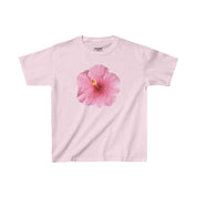Pink Hibiscus Flower Baby Tee