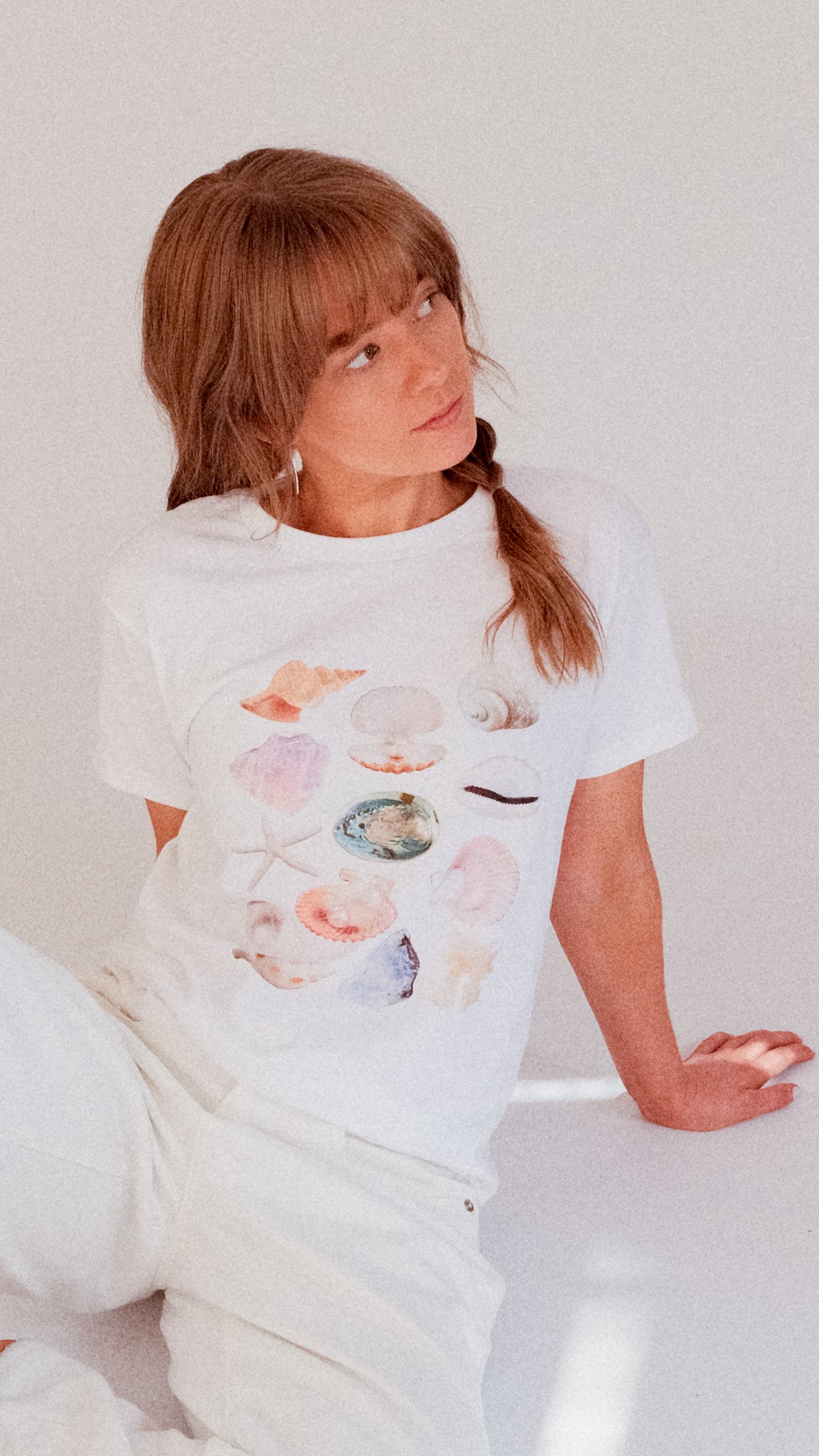 Shell Collage Baby Tee