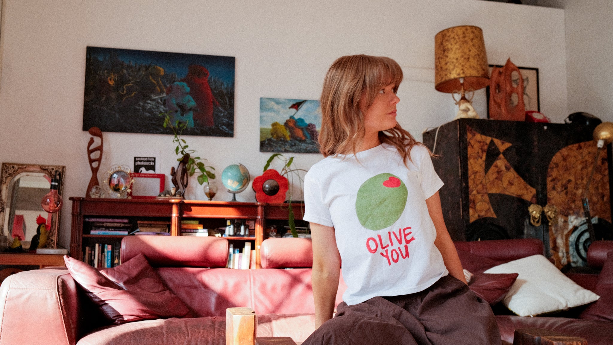 Olive You Baby Tee