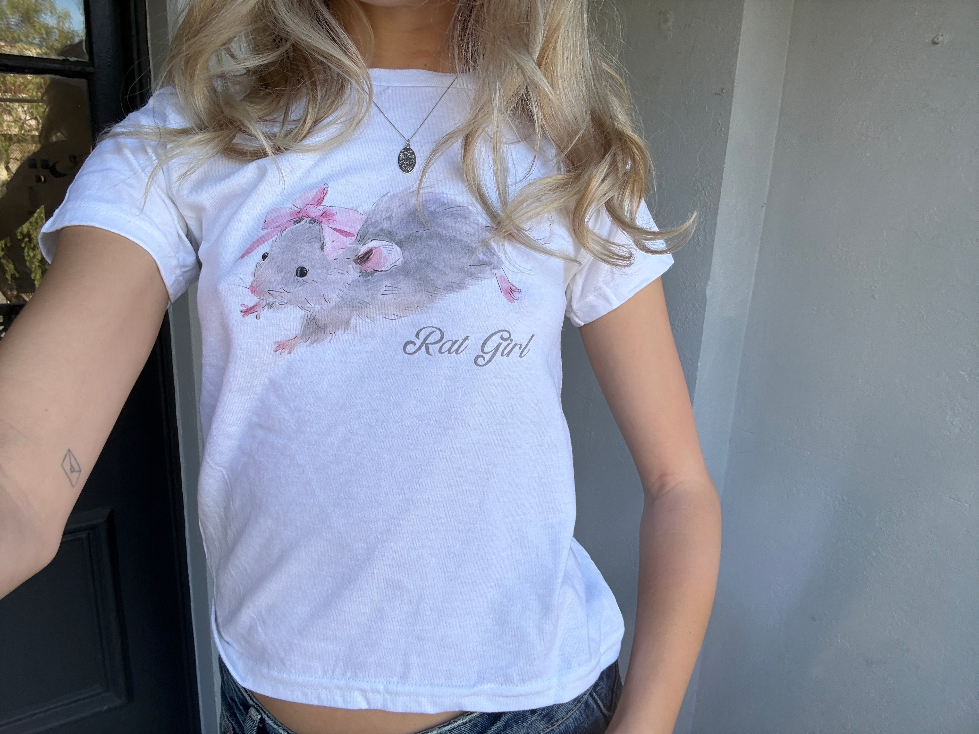 Rat Girl Baby Tee