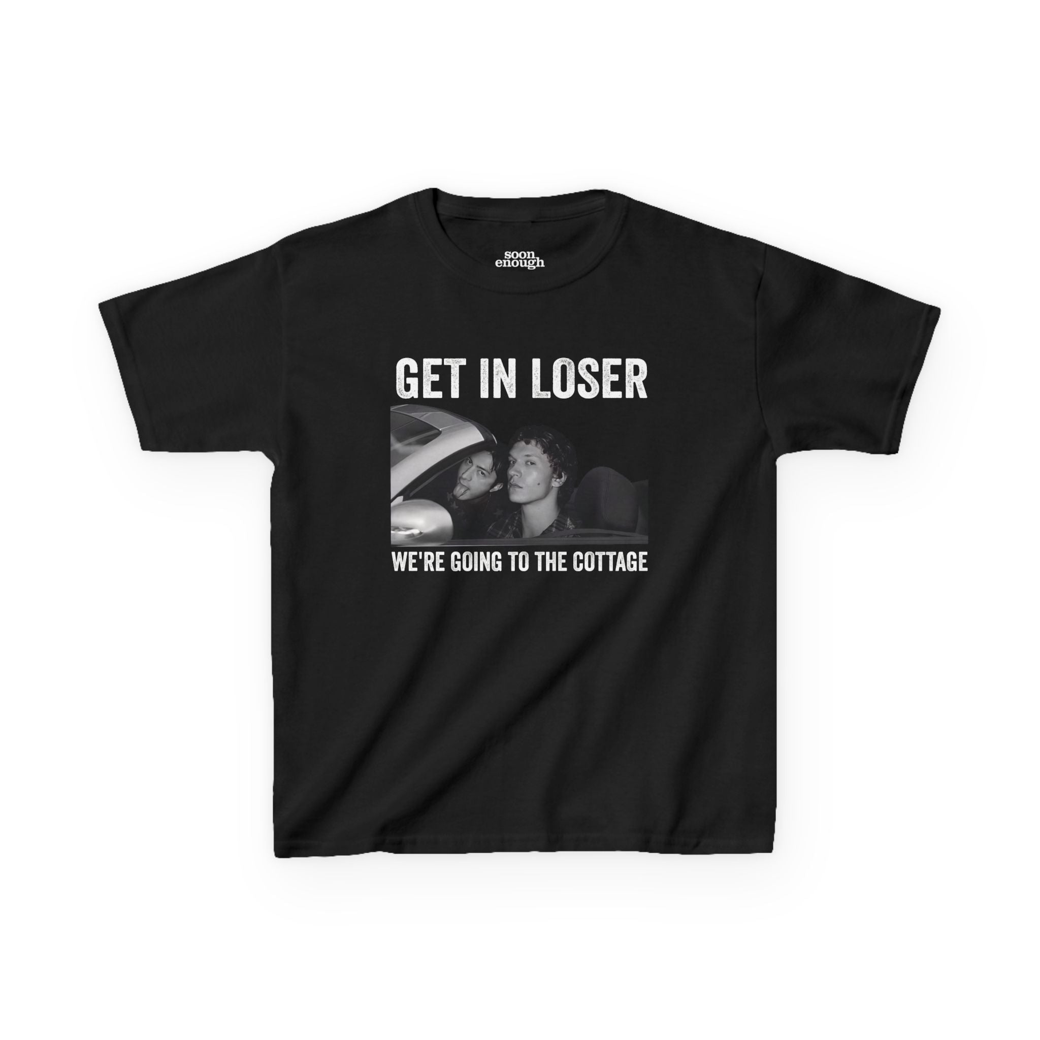 Get In Loser Heated Rivalry Baby Tee