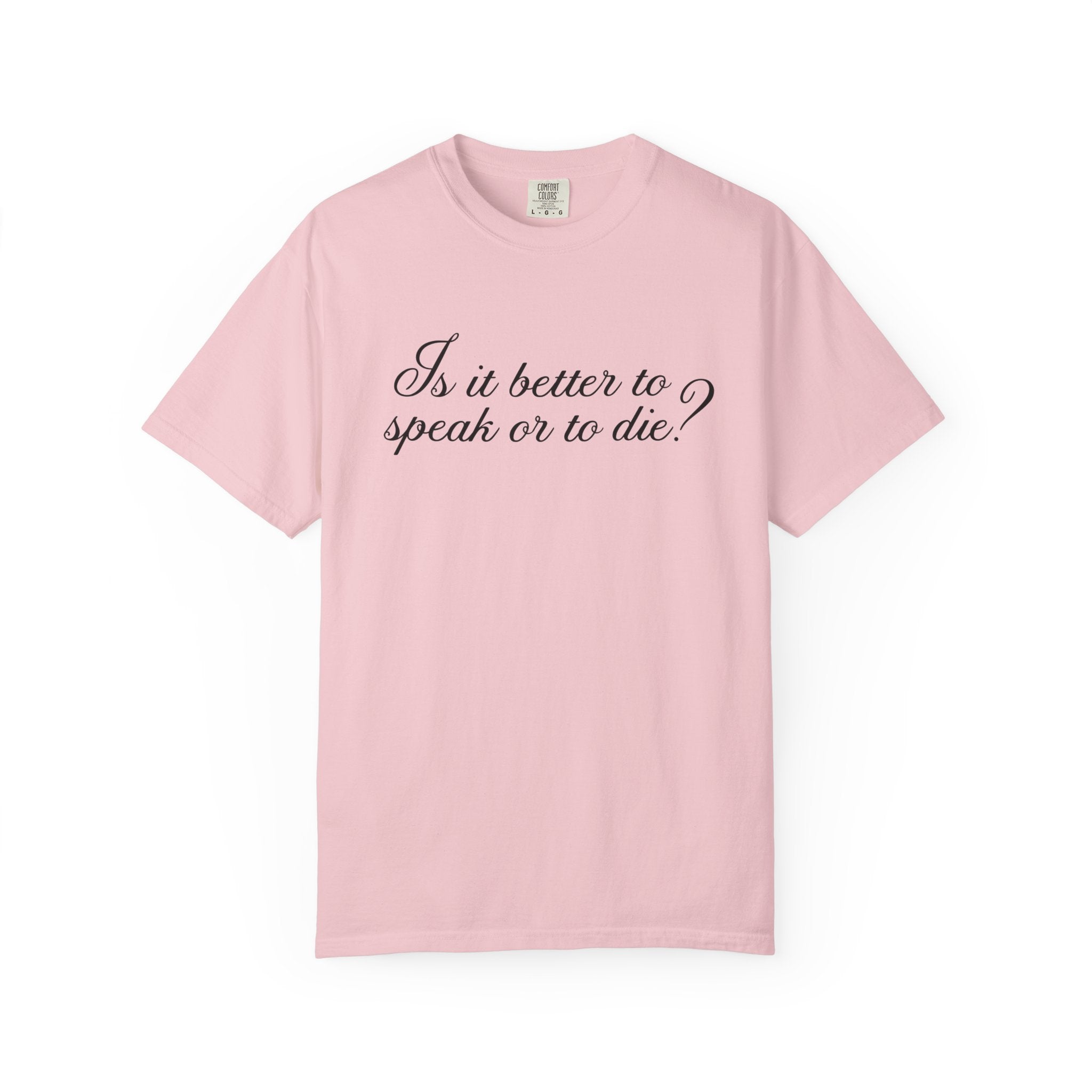Is It Better to Speak or to Die Call Me By Your Name Classic Tee