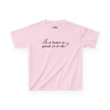 Is It Better to Speak or to Die CMBYN Baby Tee
