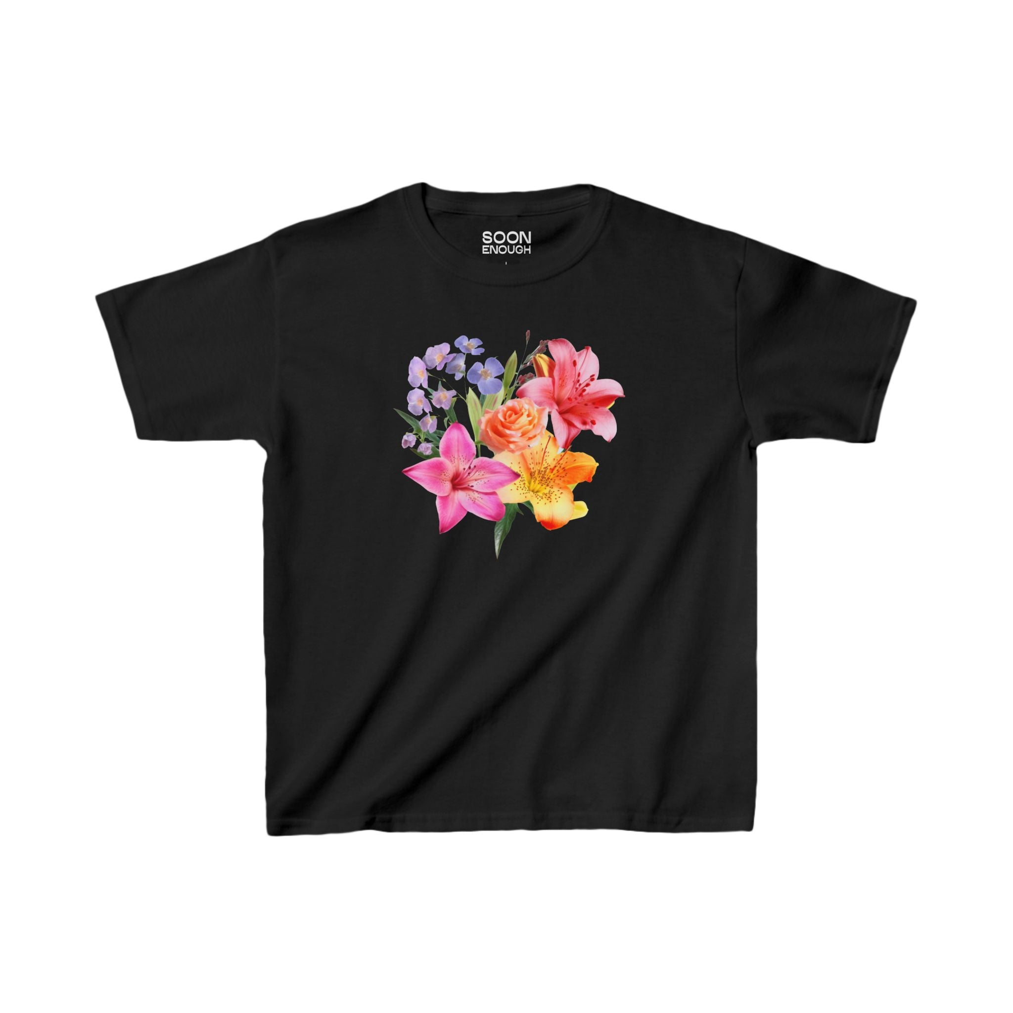 Scrapbook Flowers Baby Tee