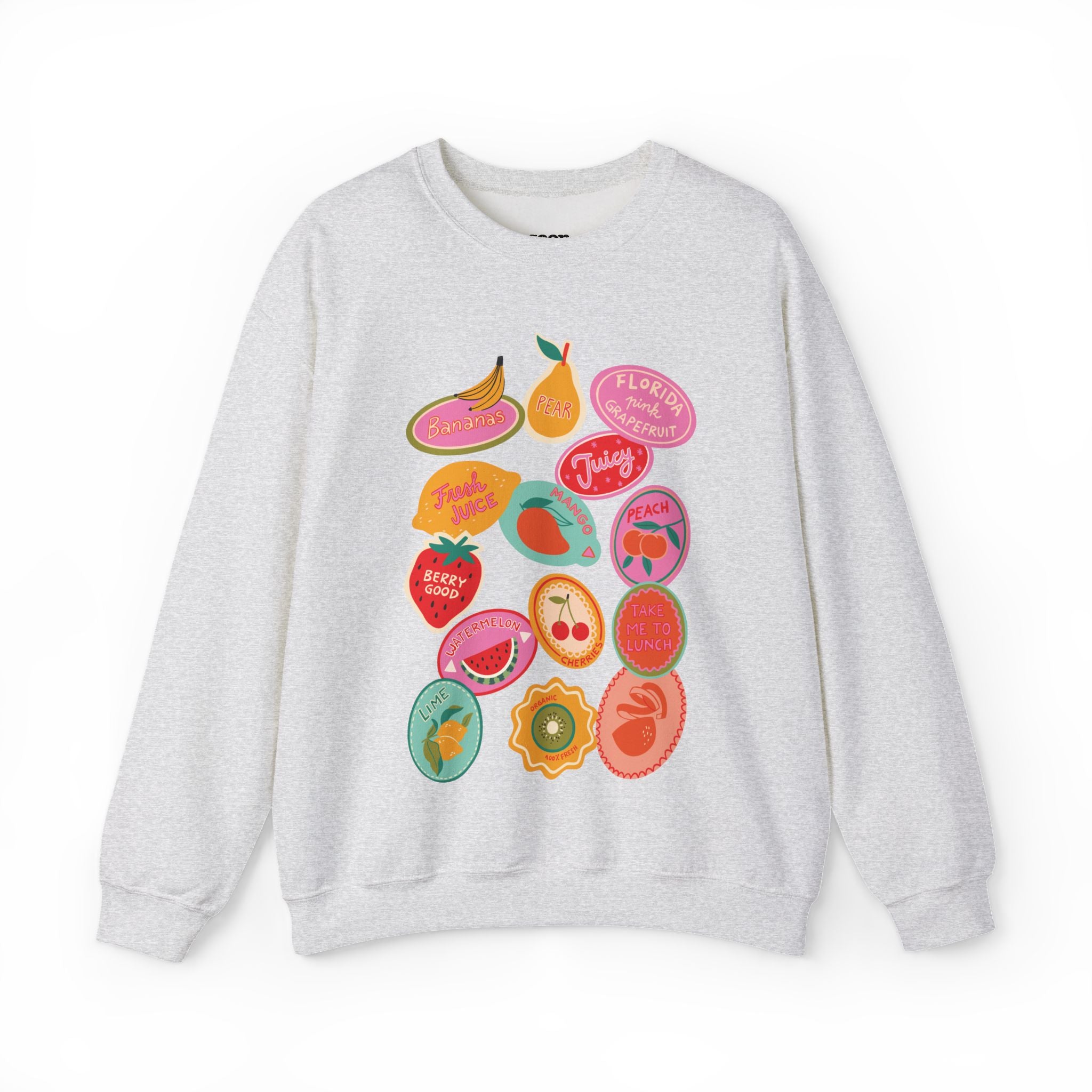Fruit Stickers Sweater