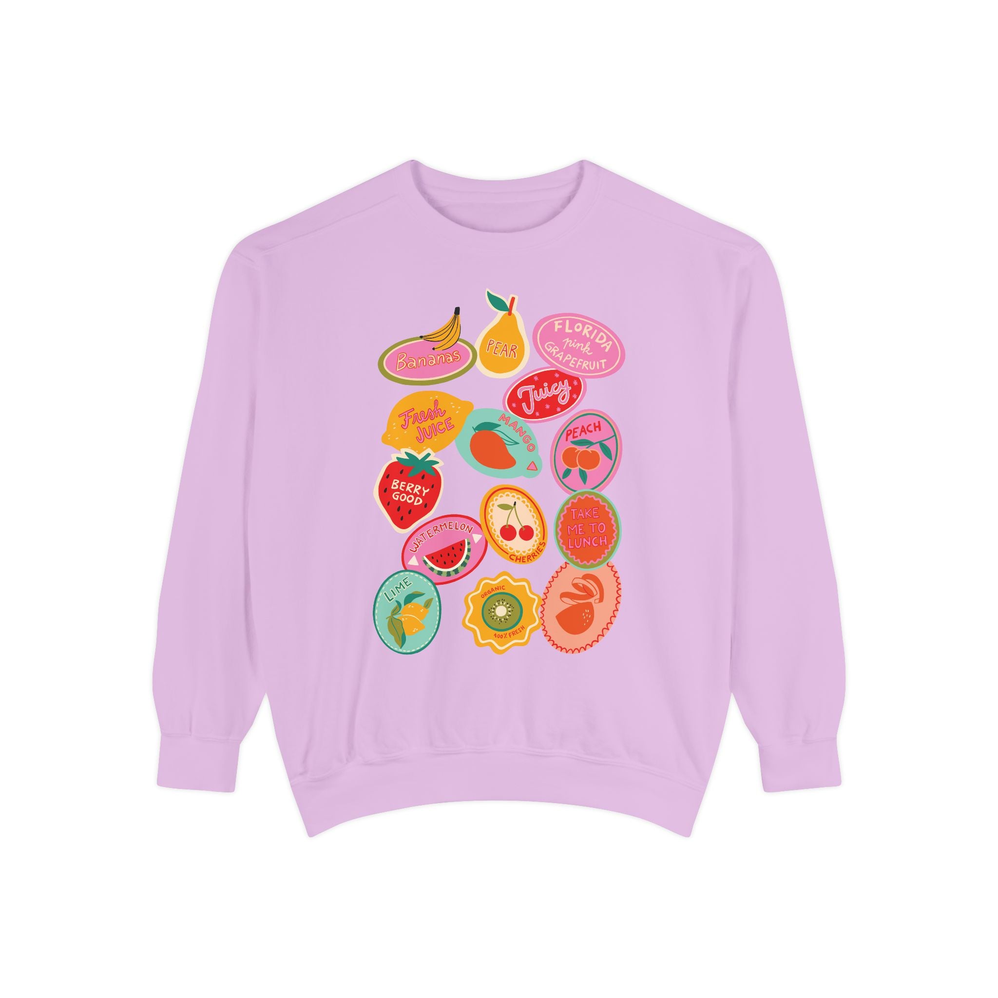 Fruit Stickers Sweater
