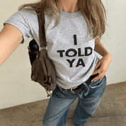 Challengers I Told Ya Baby Tee