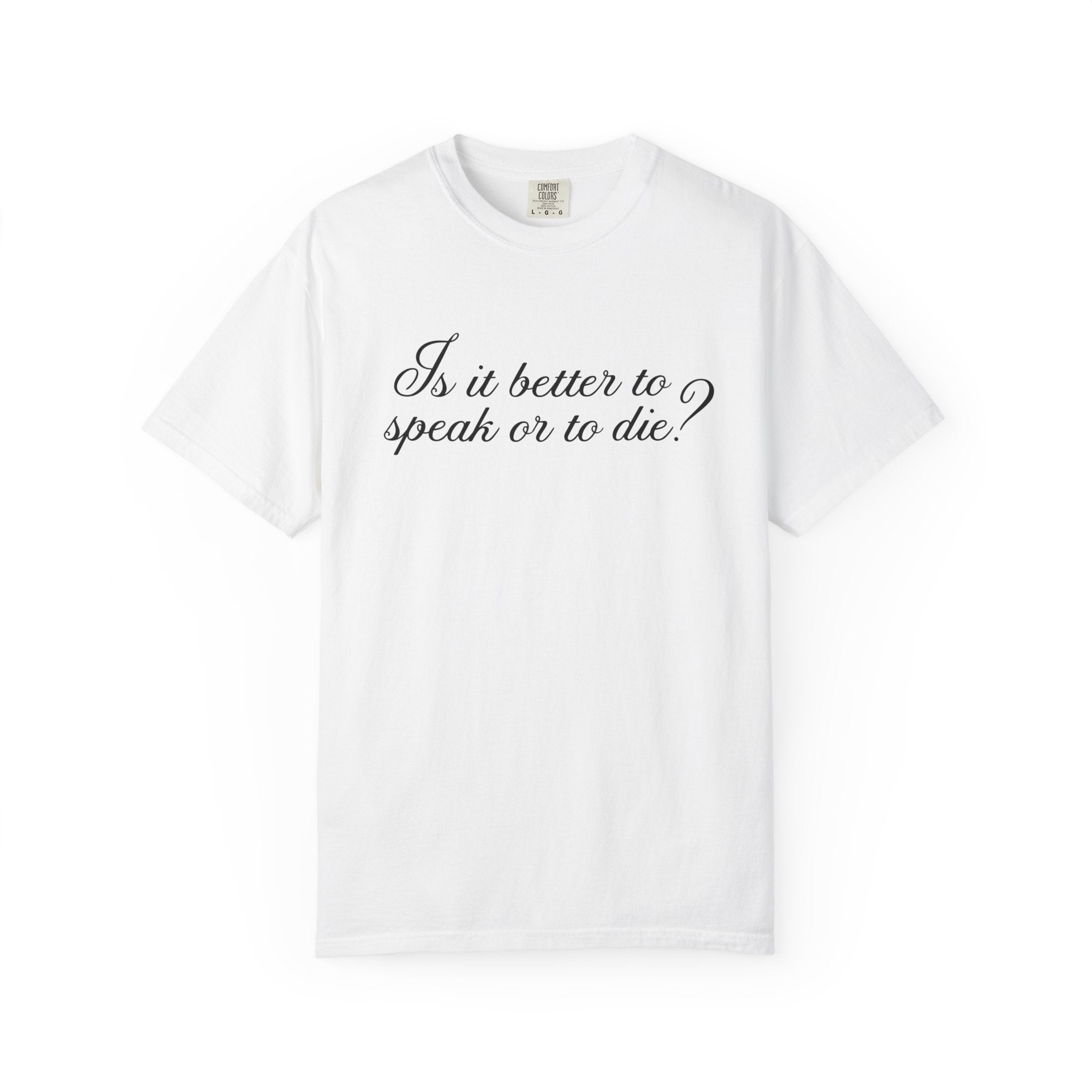 Is It Better to Speak or to Die Call Me By Your Name Classic Tee