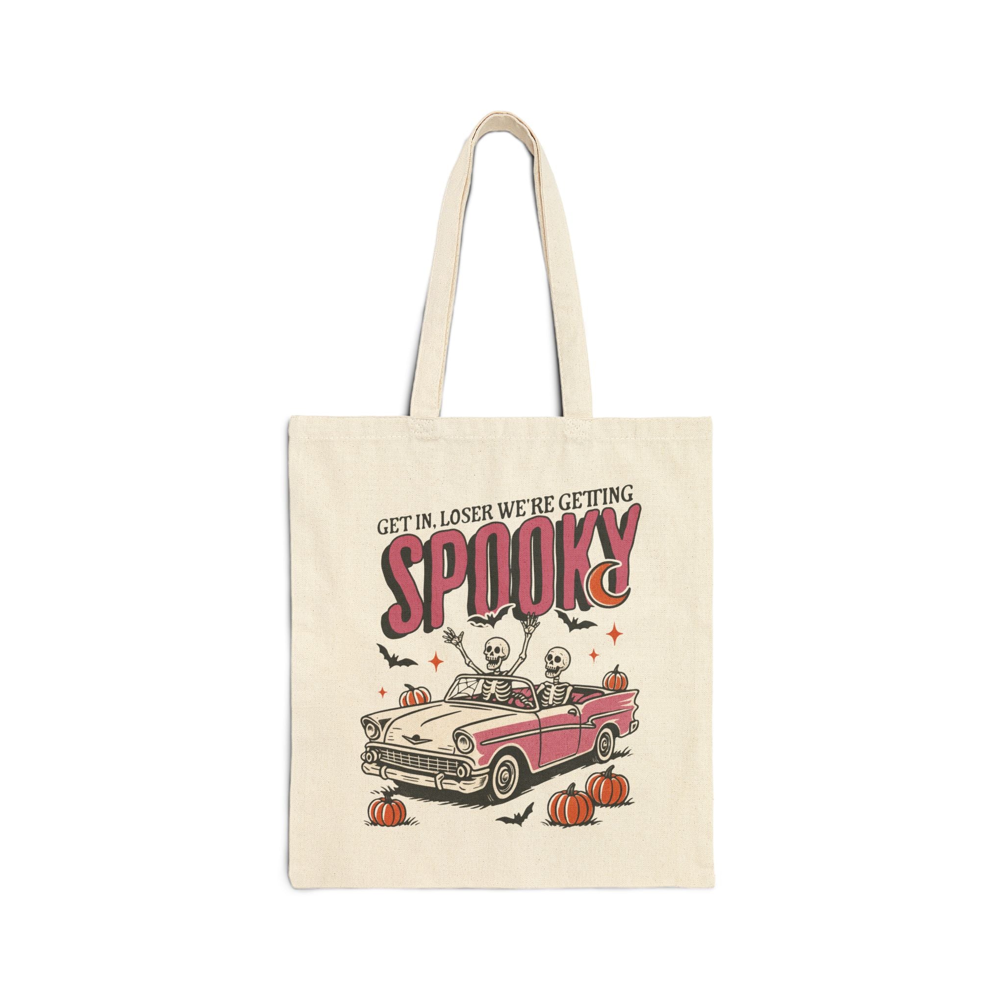 Get In Loser Halloween Tote Bag
