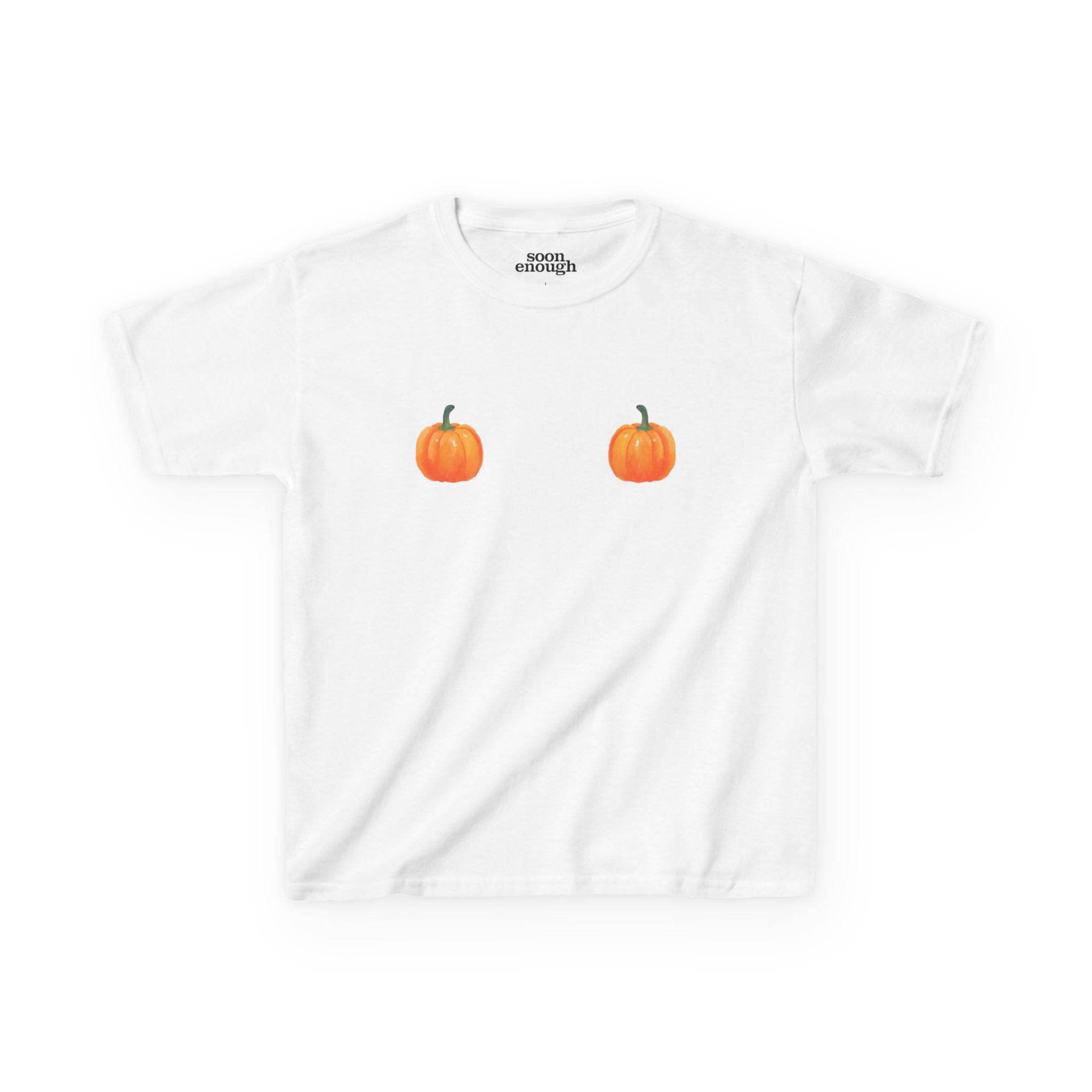 Two Pumpkins Halloween Baby Tee