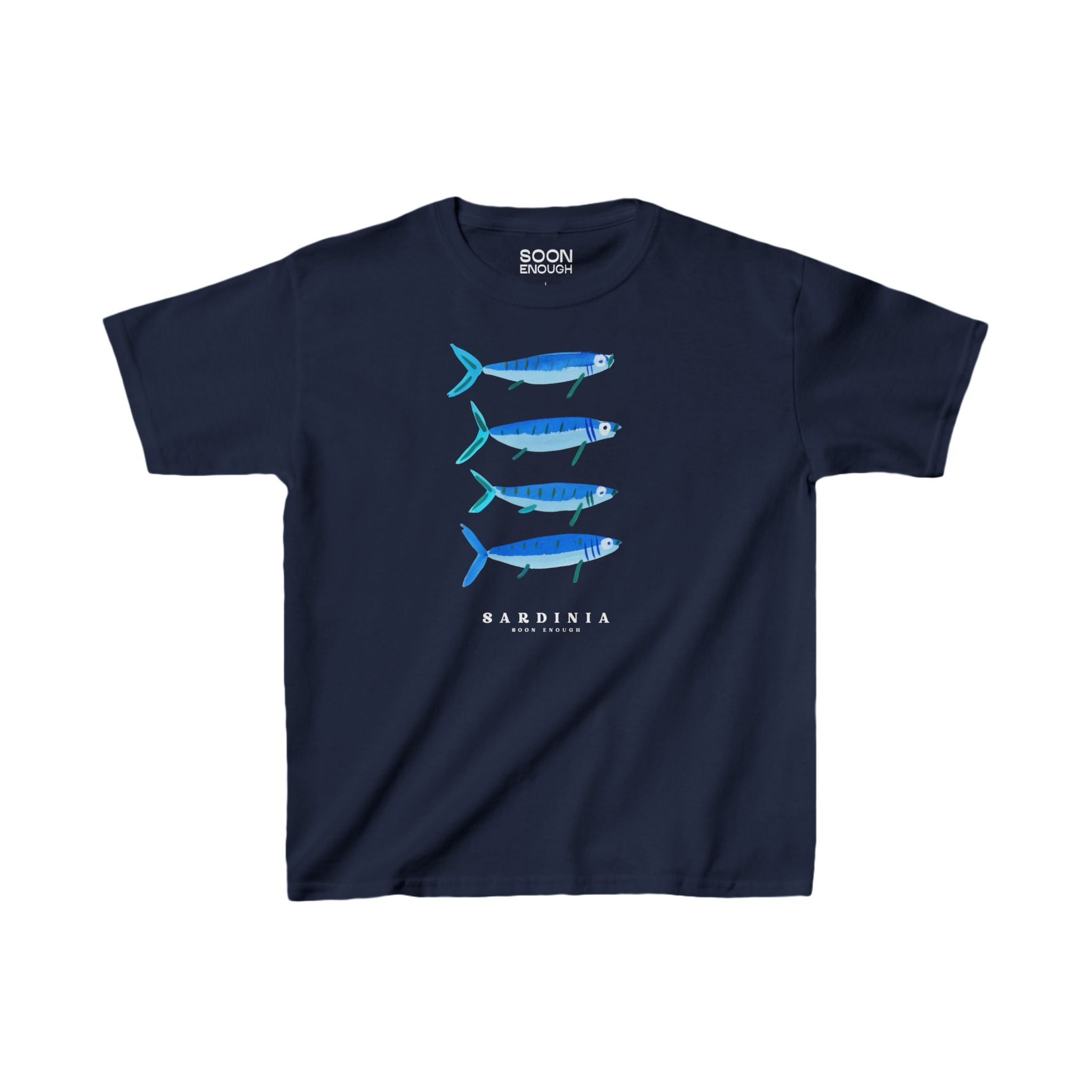 Sardinia Blue Sardines Baby Tee