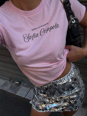 Sofia Coppola Cursive Baby Tee