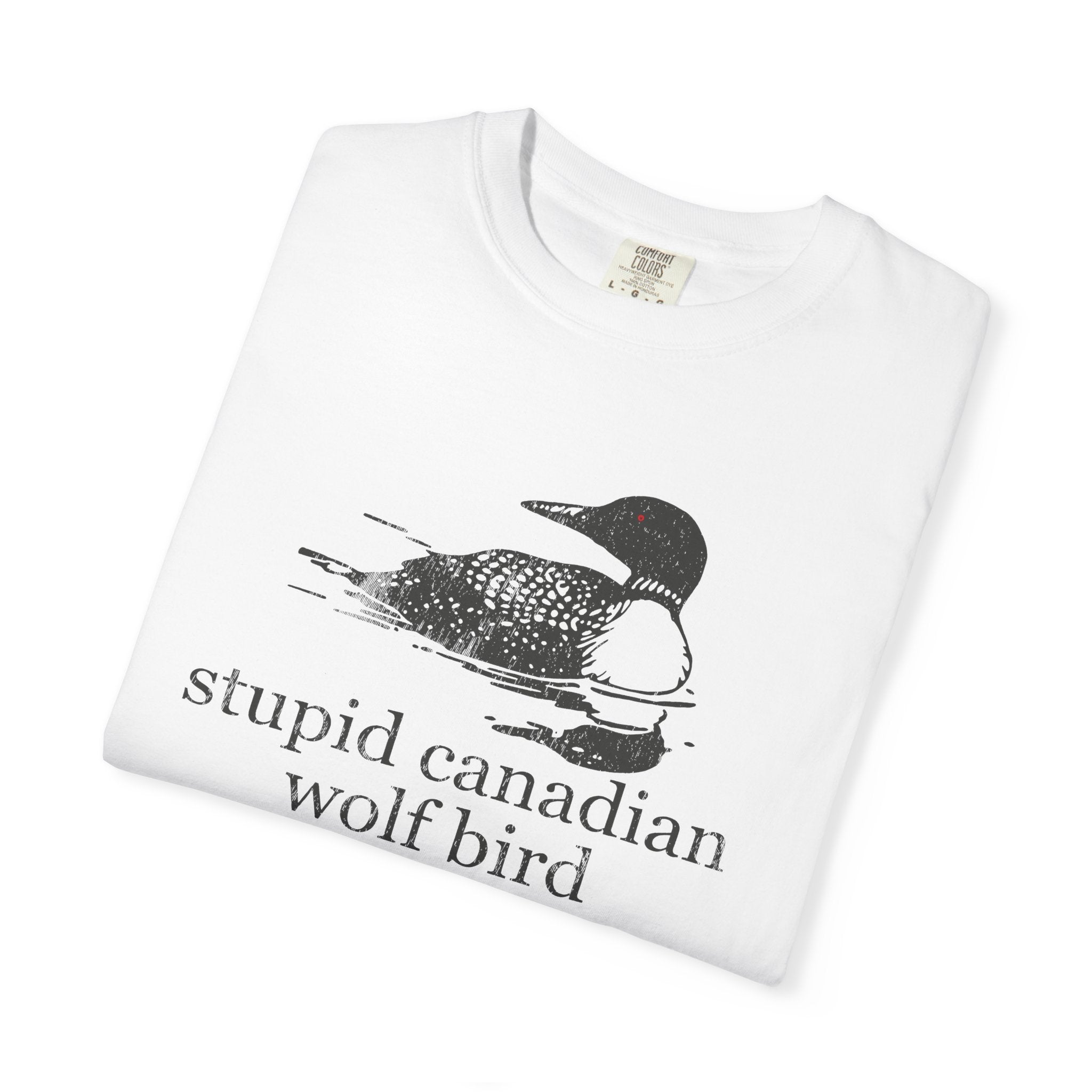 Stupid Canadian Wolf Bird Classic Tee