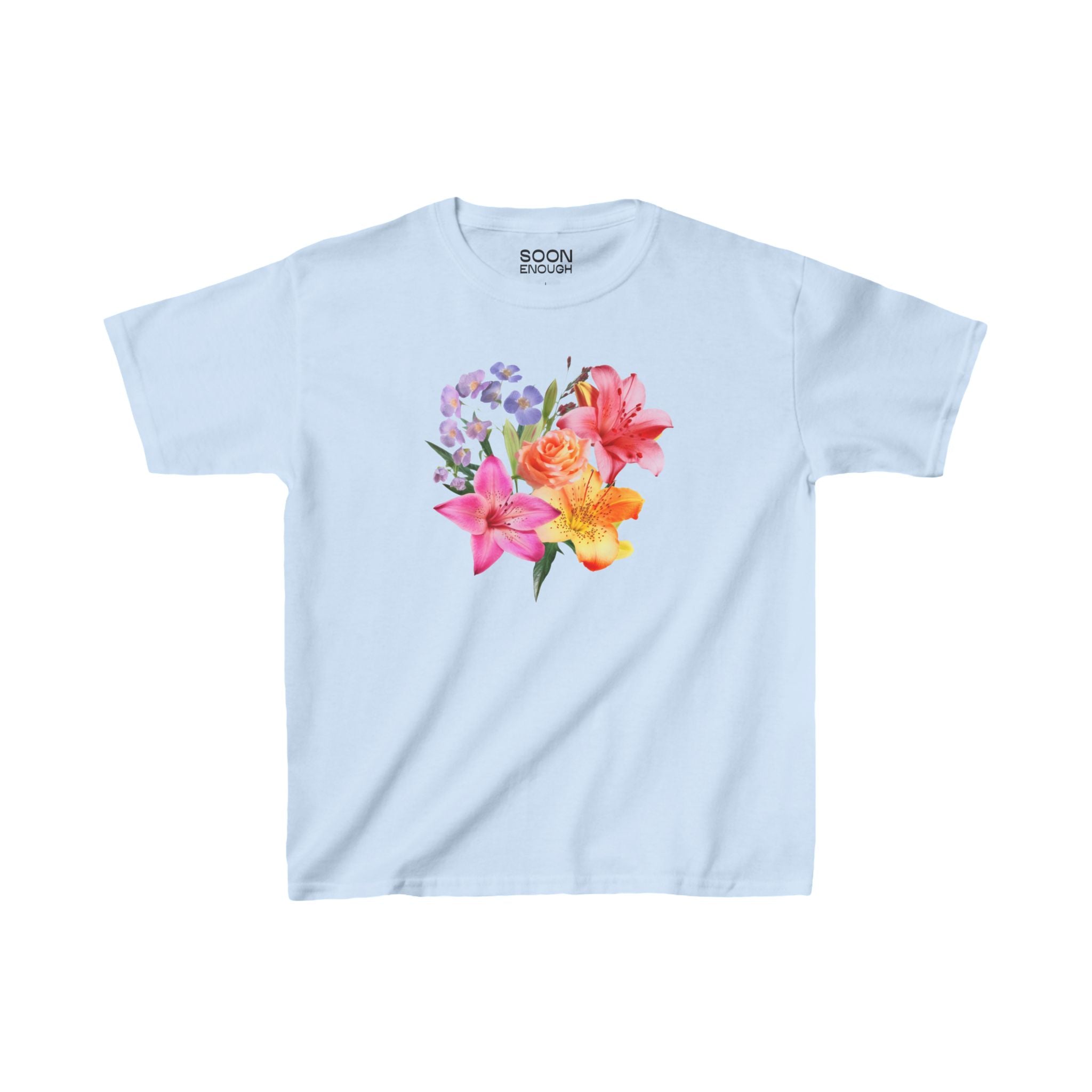 Scrapbook Flowers Baby Tee