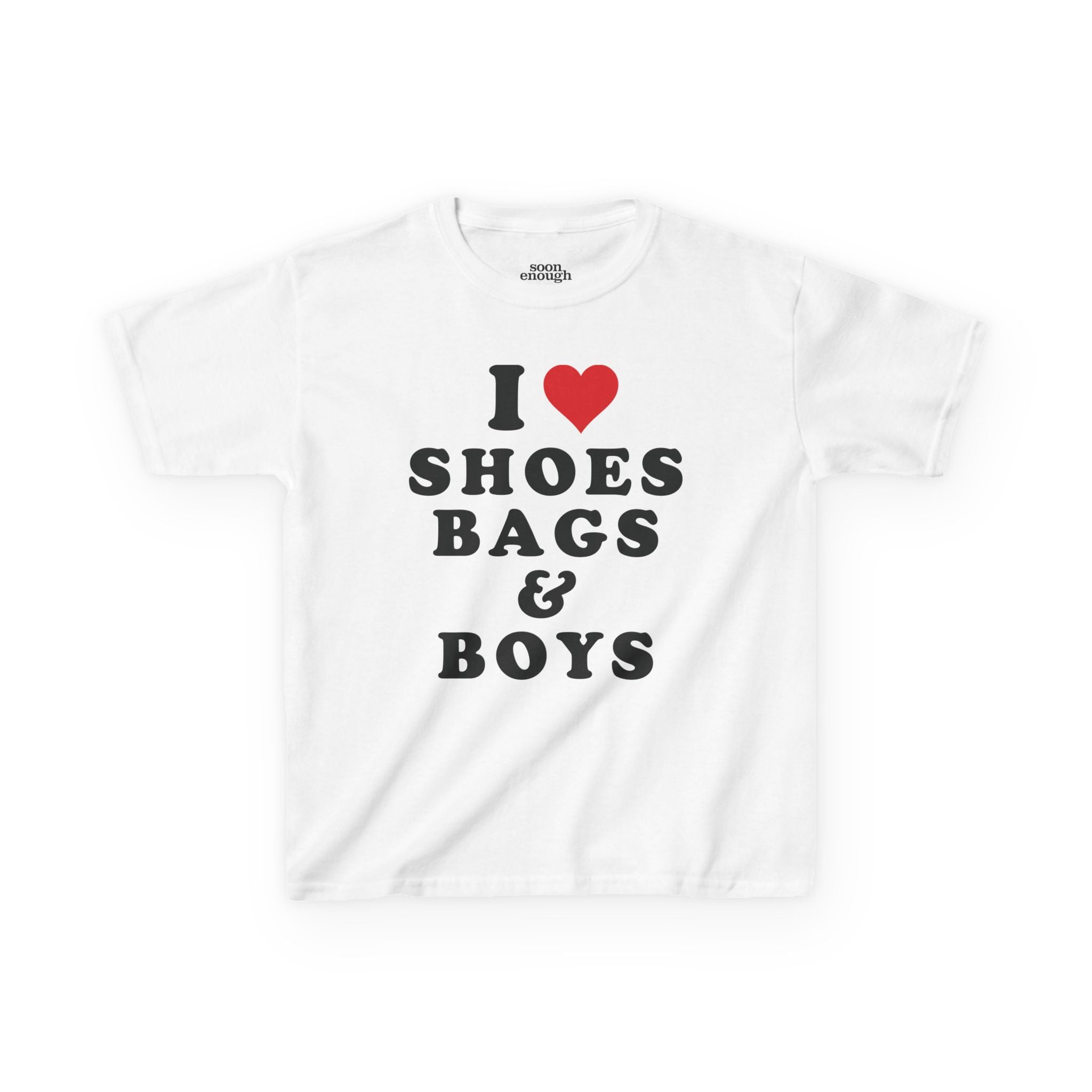 I Love Shoes, Bags & Boys Baby Tee