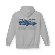 Dare To Go Fast Hoodie in Grey