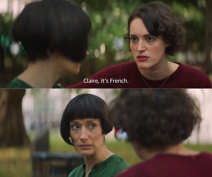 Claire, It's French Fleabag Baby Tee
