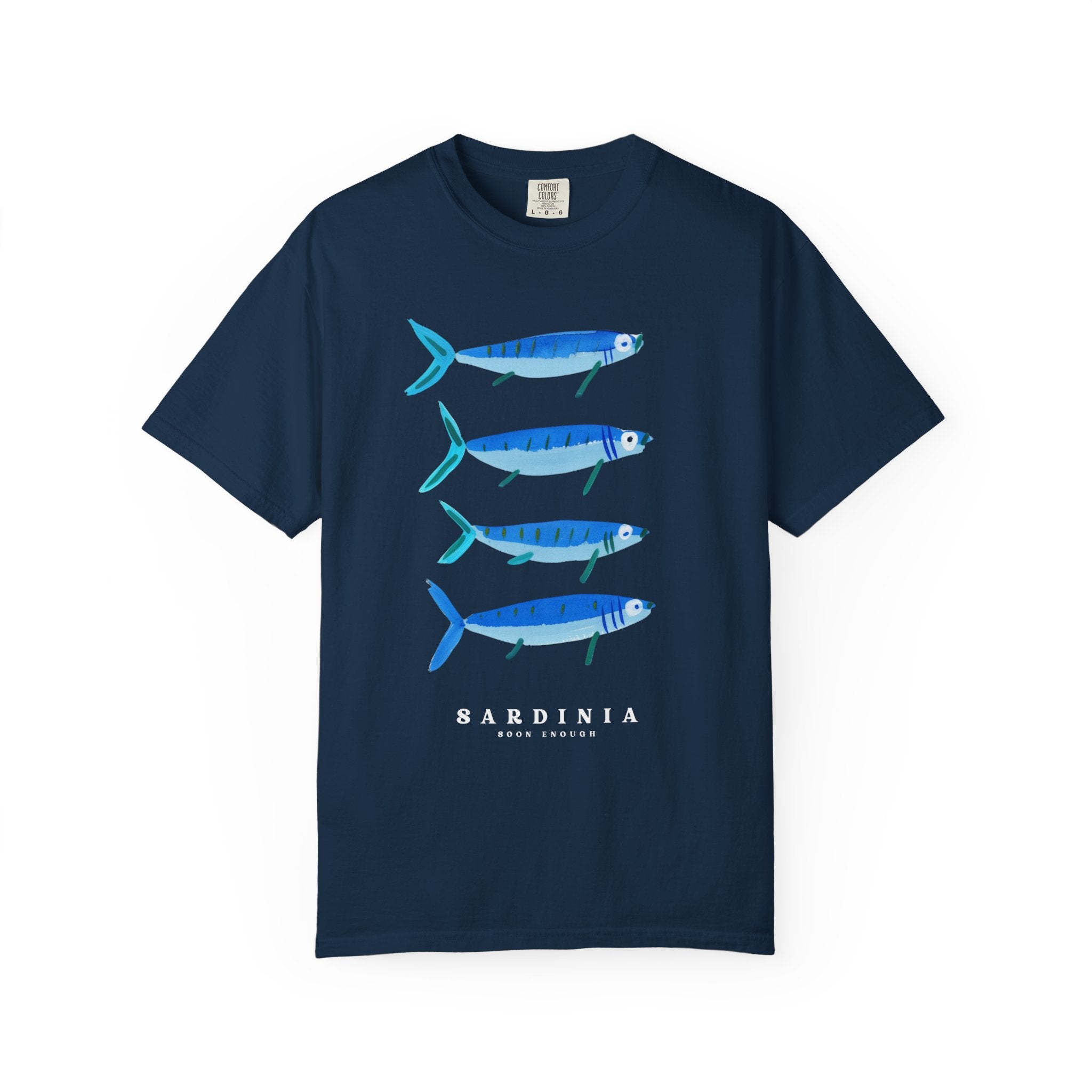 Sardinia Blue Sardines Classic Tee