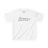 Is It Better to Speak or to Die CMBYN Baby Tee