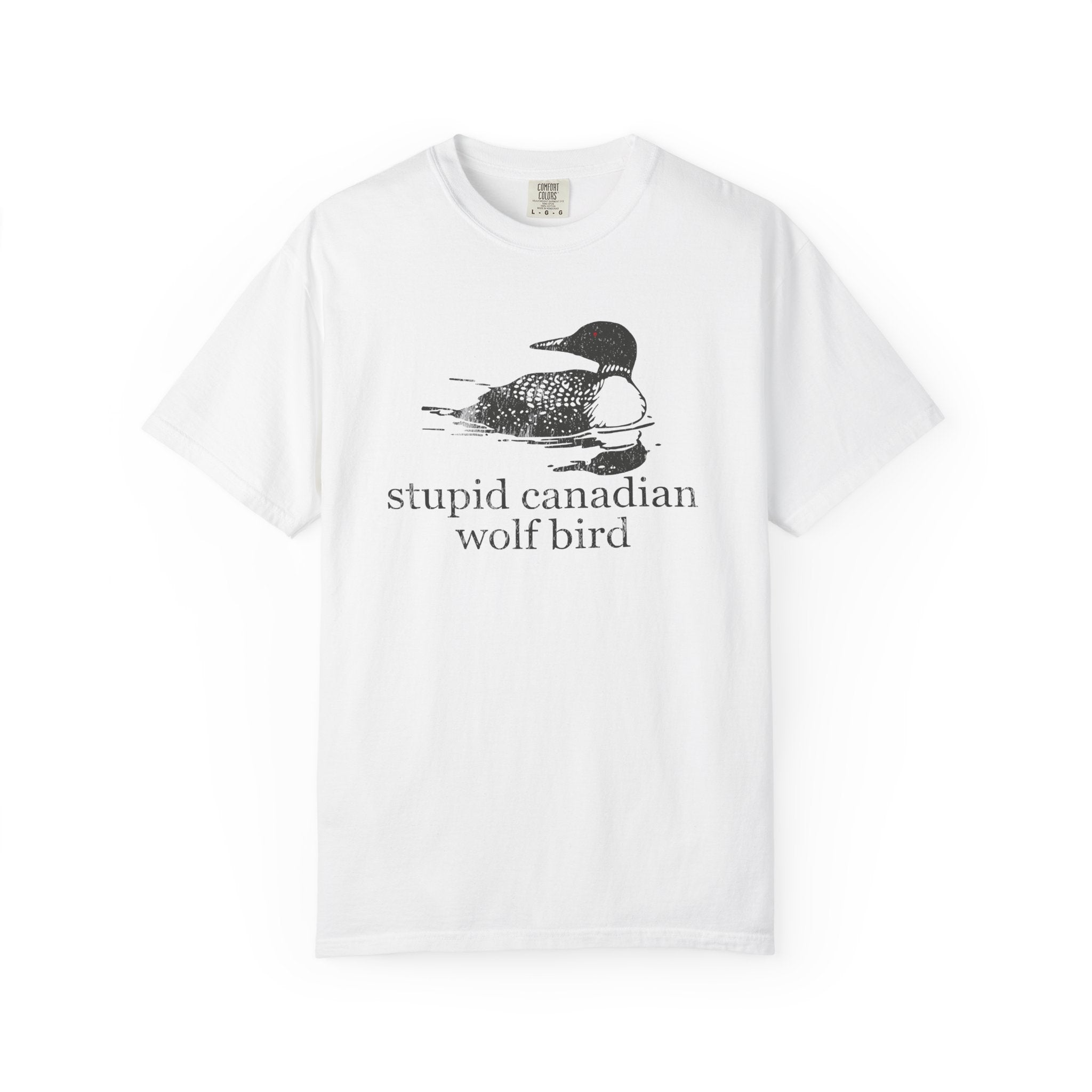Stupid Canadian Wolf Bird Classic Tee