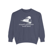 Stupid Canadian Wolf Bird Sweater