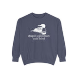Stupid Canadian Wolf Bird Sweater