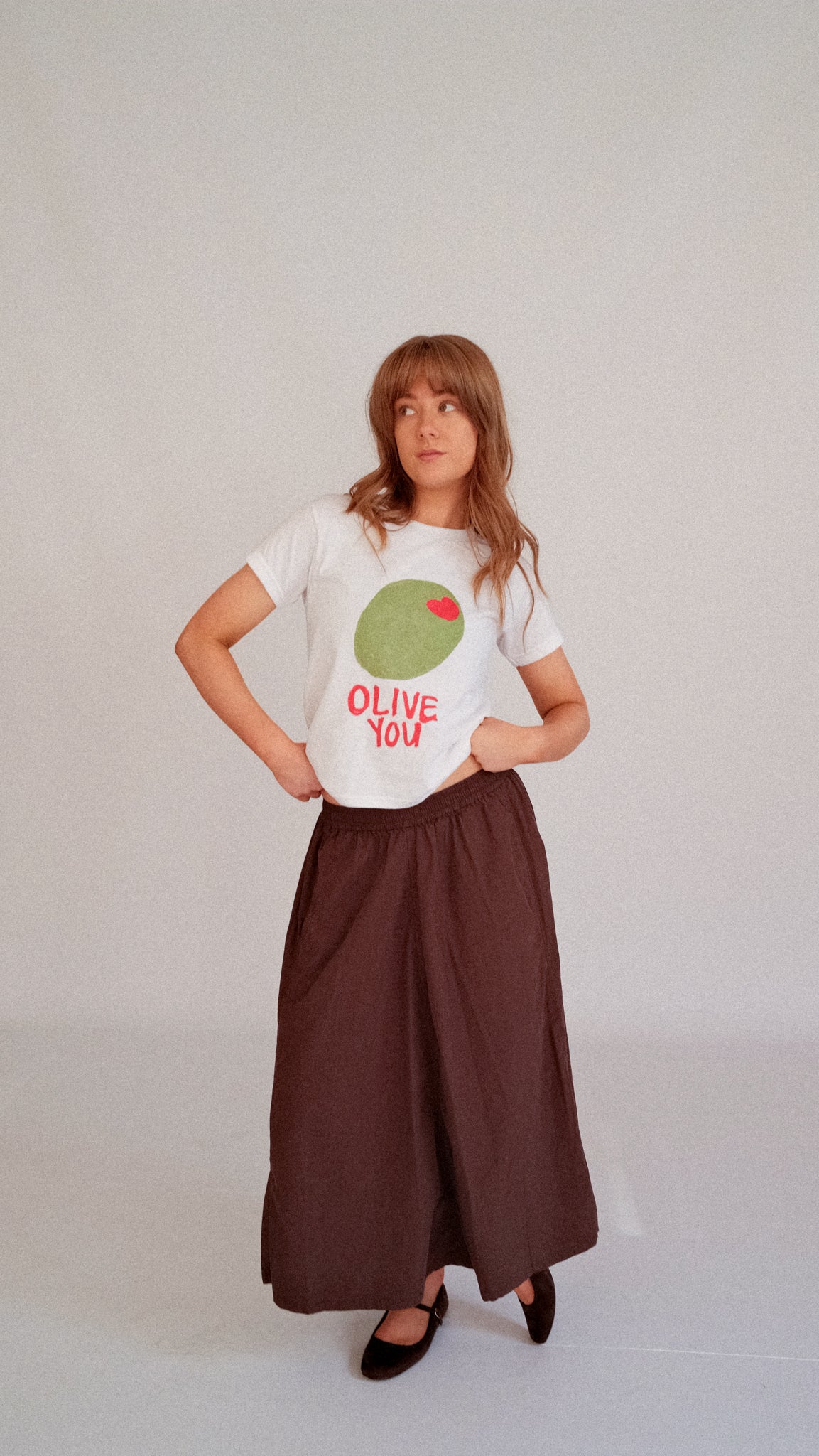 Olive You Baby Tee