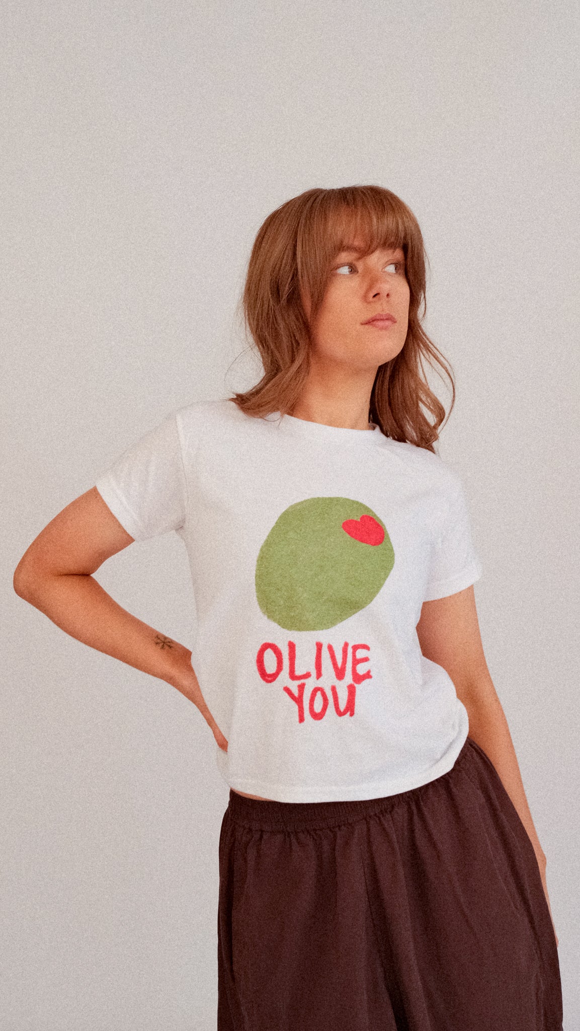 Olive You Baby Tee