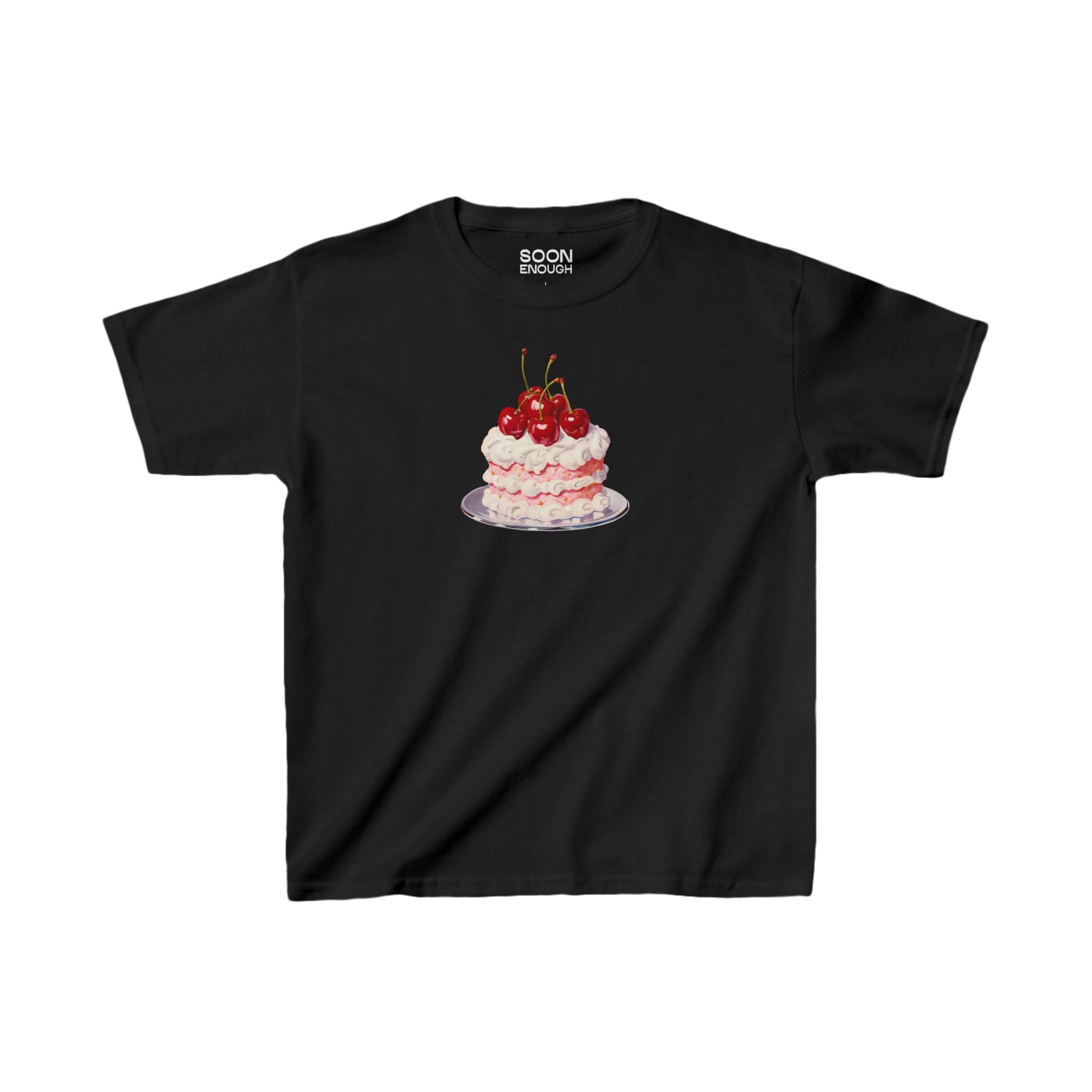 Pink Cherry Cake Baby Tee