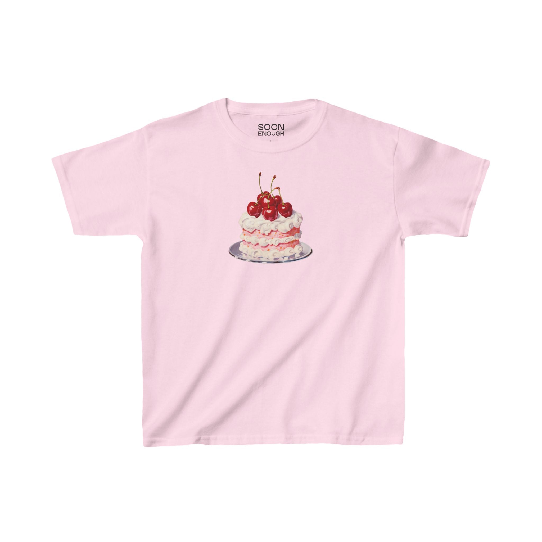 Pink Cherry Cake Baby Tee