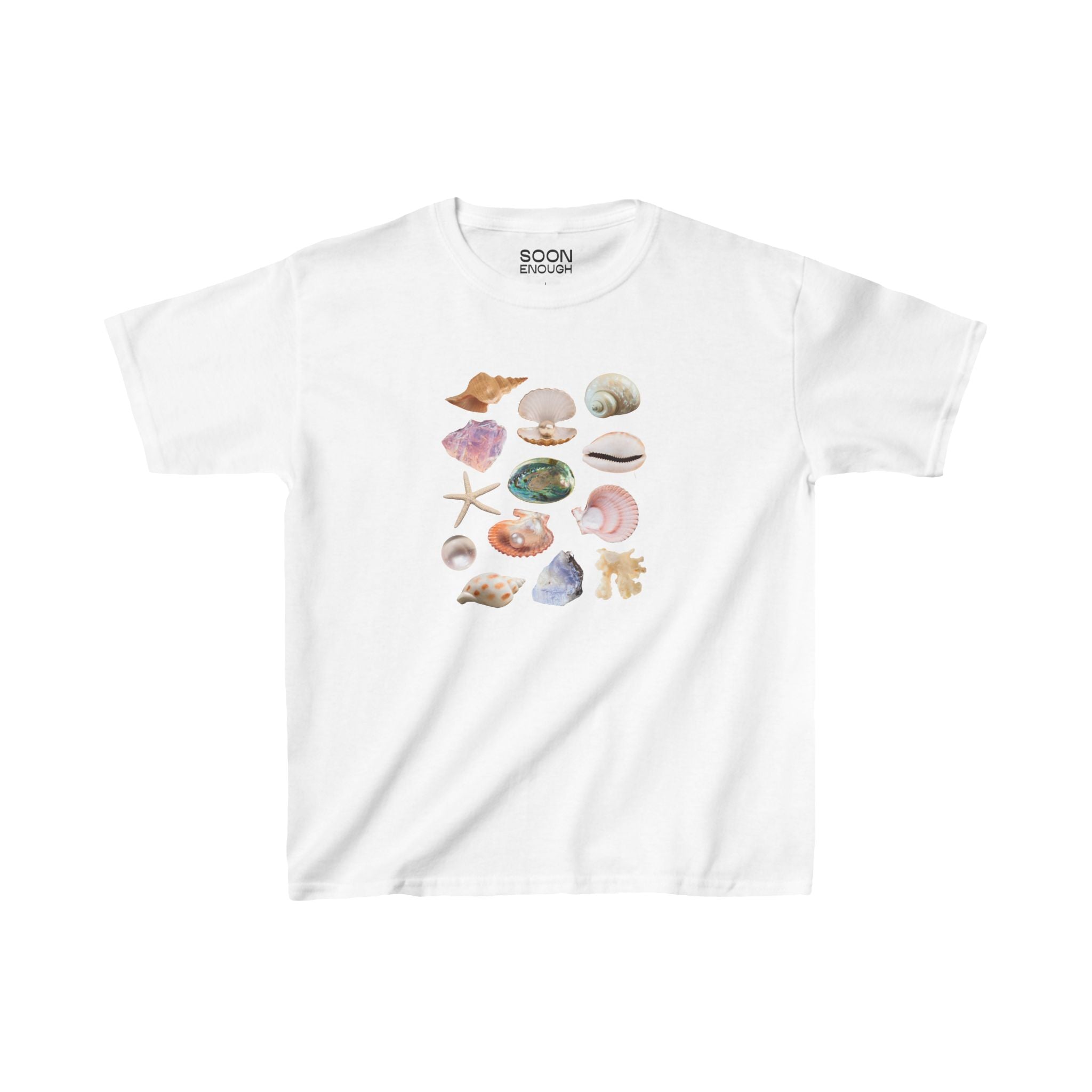 Shell Collage Baby Tee