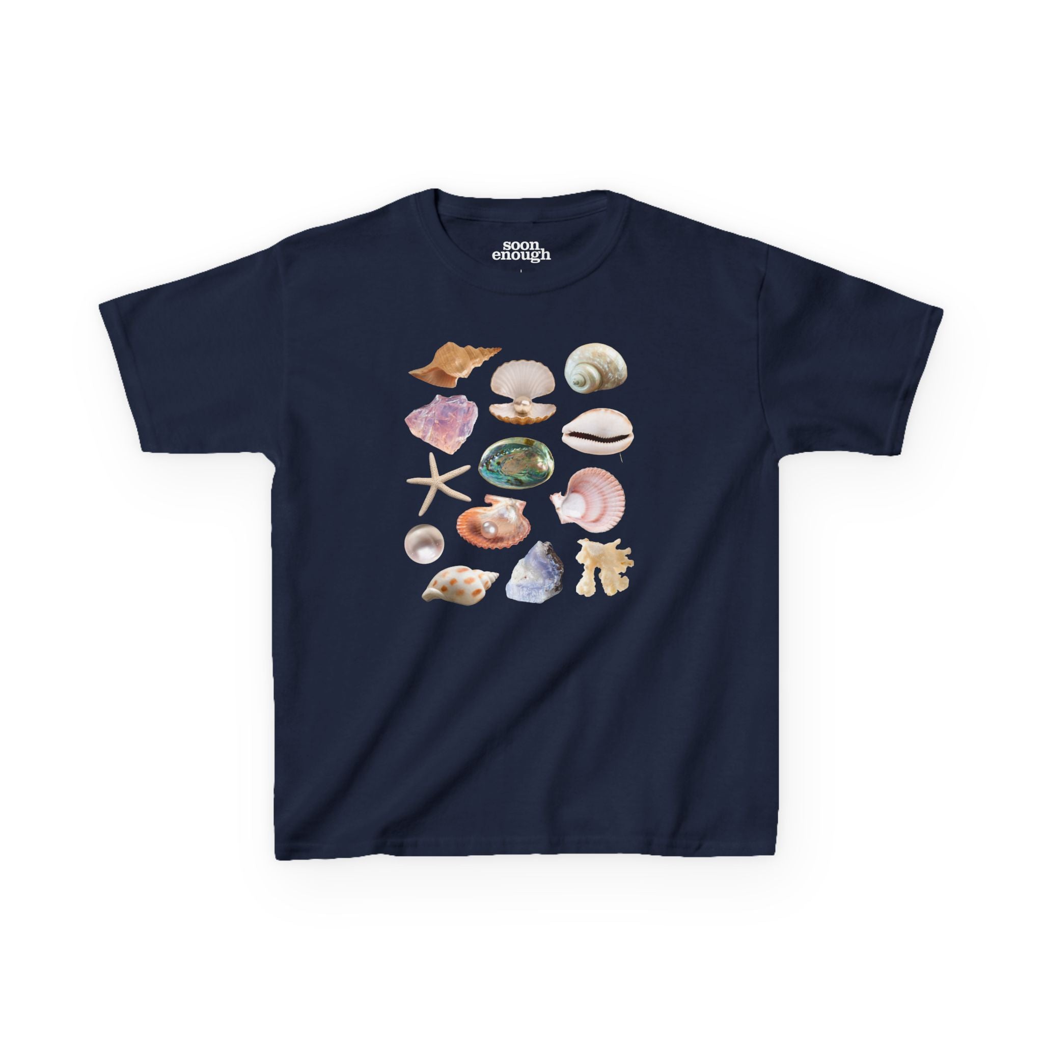 Shell Collage Baby Tee