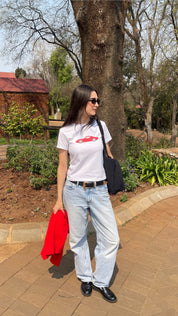 Red Car Baby Tee