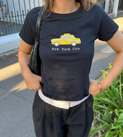 New York City Taxi Baby Tee